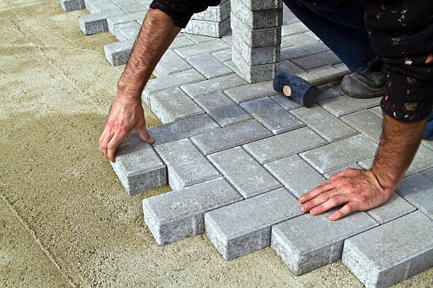 Permeable Paver Driveway in Flat Rock, NC
